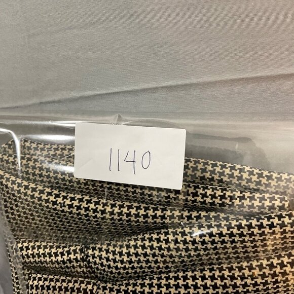 Rampage Skirt Y2K Womens 11 Houndstooth Preppy Black Tan‎ Academia Made USA VTG - Picture 11 of 11